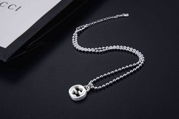 

женские украшения 2019 начала лета новая мода роскошные на заказ полые колье классика, Silver