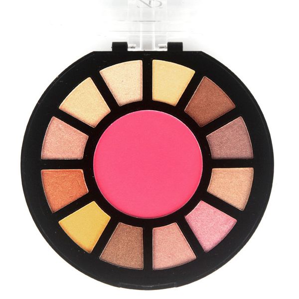 

new 12 colors eyeshadow 1 color blush eye shadow palette matte shimmer eyes make up blush