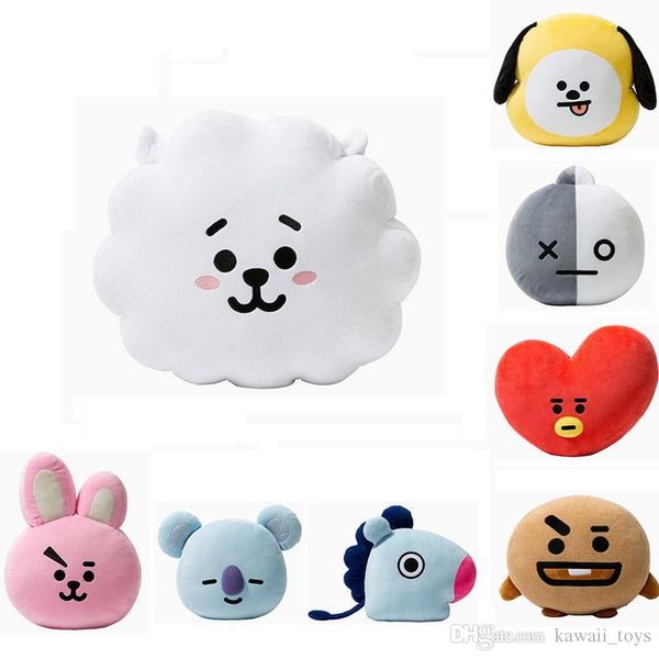 

Bangtan Boys ПБС BT21 Kawaii подушки Плюшевые игрушки Подушка TATA VAN кок CHIMMY SHOOKY KOYA RJ MANG подарк