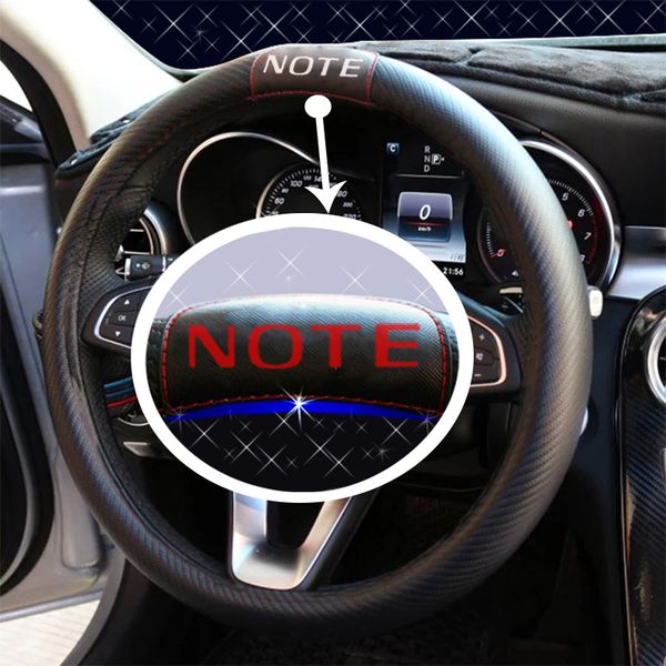 

for note 38cm car steering wheel cover carbon fiber protection car accessories