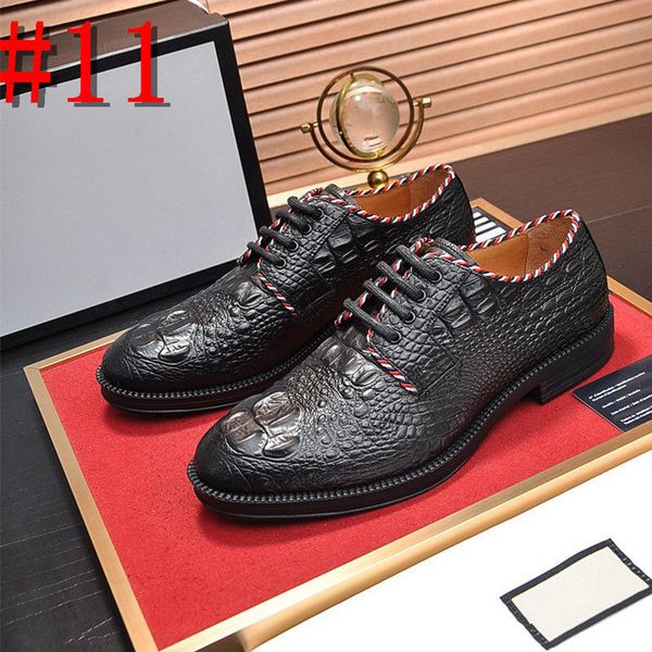 

20ss italian luxury designer leather dress shoes leather dress party men's shoes suede fashion loafers size 38-44, Black