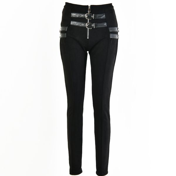 

2020 style selling leather belt decorated deerskin trousers, Black;white