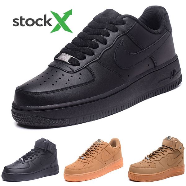 

2018 classical dunk low cut men women forced sneakers trainers white black casual one 1 skateboarding shoes 36-45 rtd-9