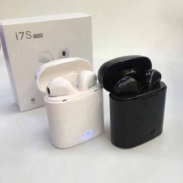 

Whole ale i7 i7 tw bluetooth earphone twin wirele earbud with charger dock v4 2 tereo headphone for iphone x 9 plu android 020