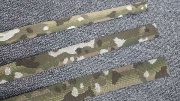 

1m multicam mc double jacquard ribbon diy molle strap band tape