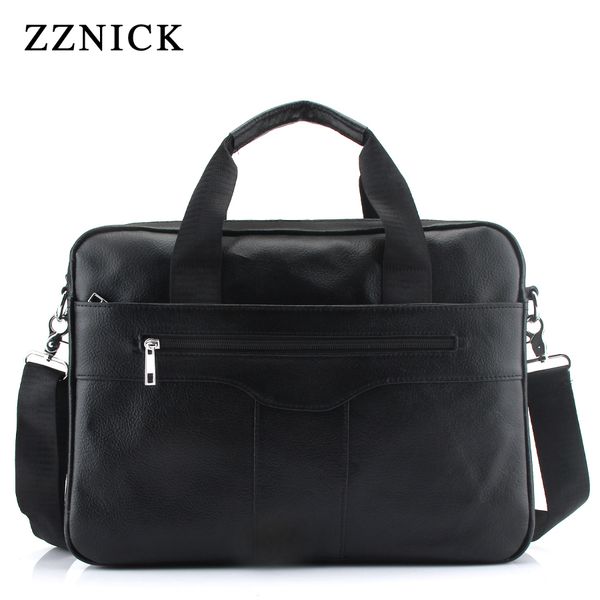 

cowhide leather briefcase mens genuine leather handbags crossbody bags men's luxury business messenger bags laptop