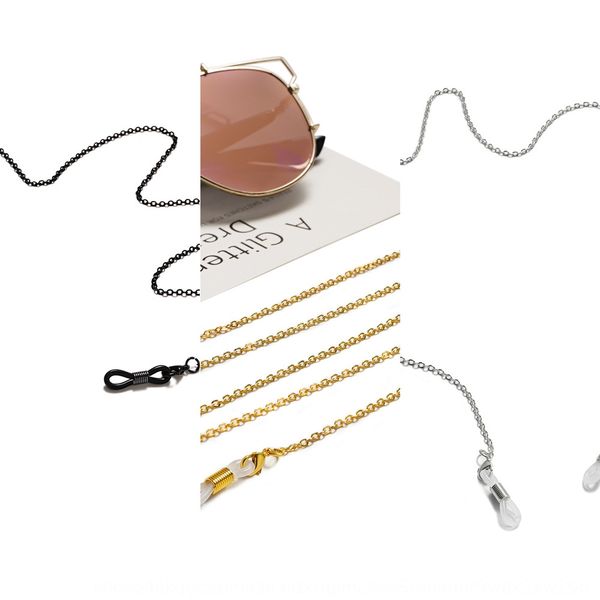 

simple gold silver 0 0 glasses 0-word metal glasses chain (0-word chain -75