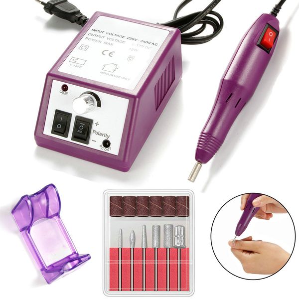 

20000 rpm electric nail drill bits set manicure machine mill cutter for manicure nail art tools gel polish grind pedicure file