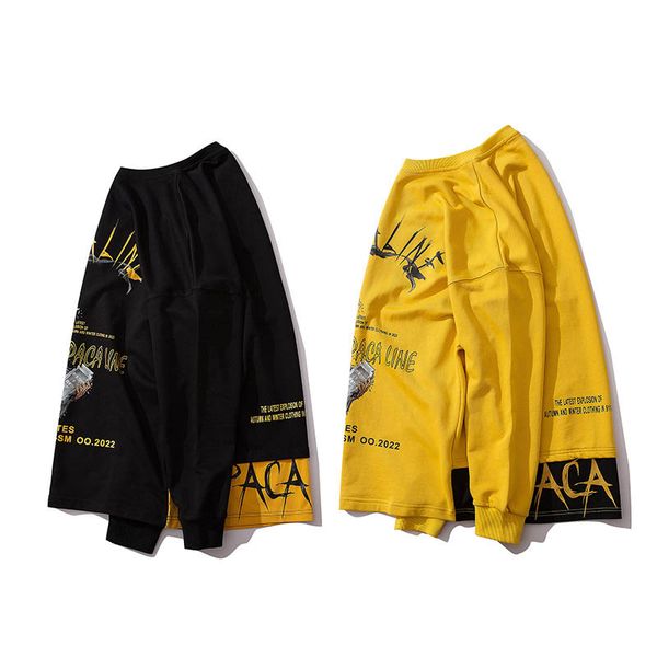 

mens luxury printed hoodies men fashion designer hoodies couple sweater 2019 new arrival mens street style loose 2 color sale
