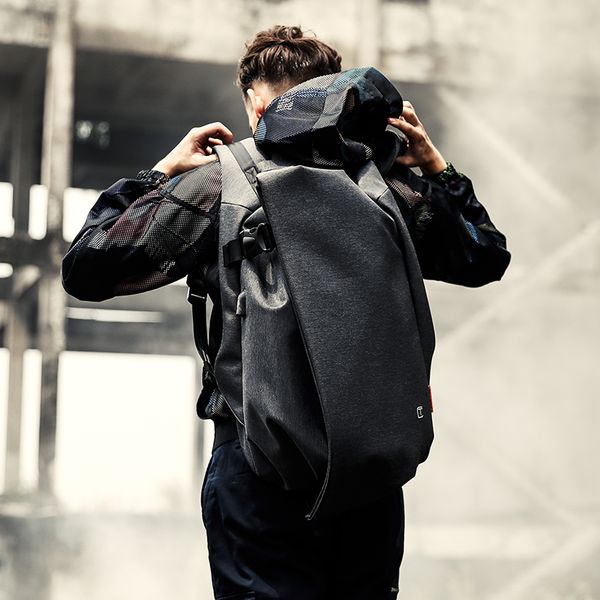 

мужчины рюкзак для ноутбука 15,6" порт usb водонепроницаемый путешествия рюкзак большой емкости студент колледжа рюкзак школьный