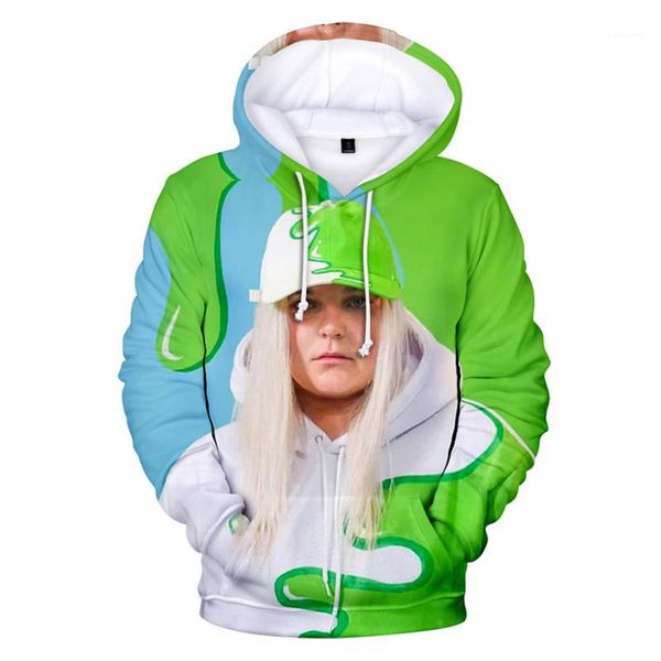 

designer singer printed hooded loose pullover mens zipper clothing fashion tones and i hoodies 3d, Black