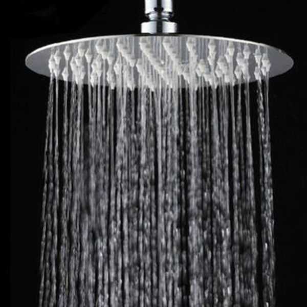 

stainless steel square round rainfall shower head portable removable shower heads high pressure handheld bathroom accessories