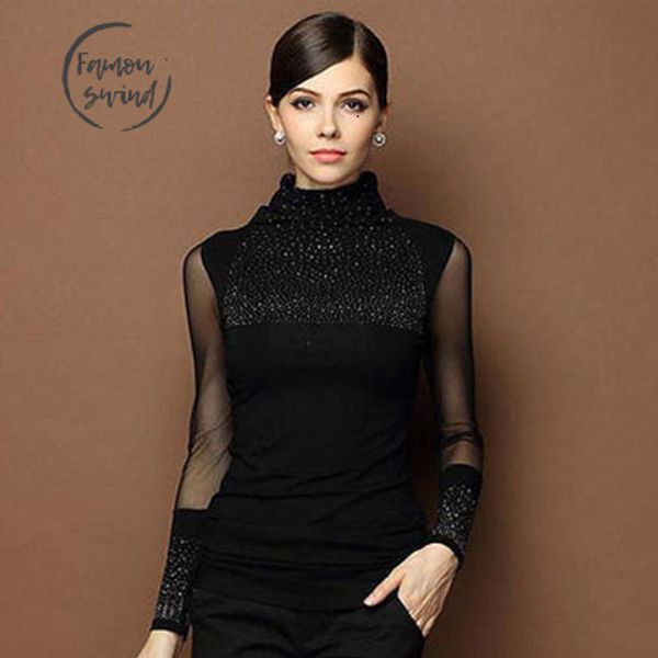 

блуза sexy  3xl работа lace tops осень 2019 blusas новый плюс размер длинные рукава повседневная рубашка одежда женская одежда, White