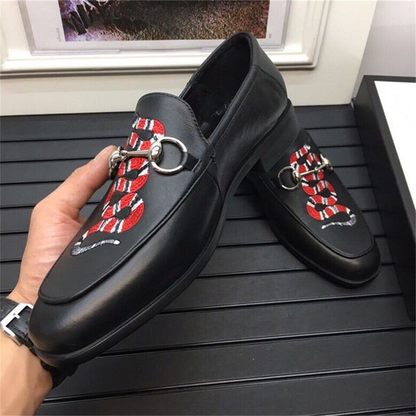 

19ss 2019 new casual spring and autumn pu british men shoes zapatos de hombre dress shoes men zapatos de hombre, Black