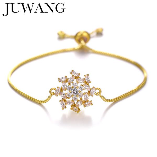 

new pulseras mujer moda 2019 luxury bracelet femme jeweley gold zircon charm bracelet bangle adjustable for women bridal jewelry, Black