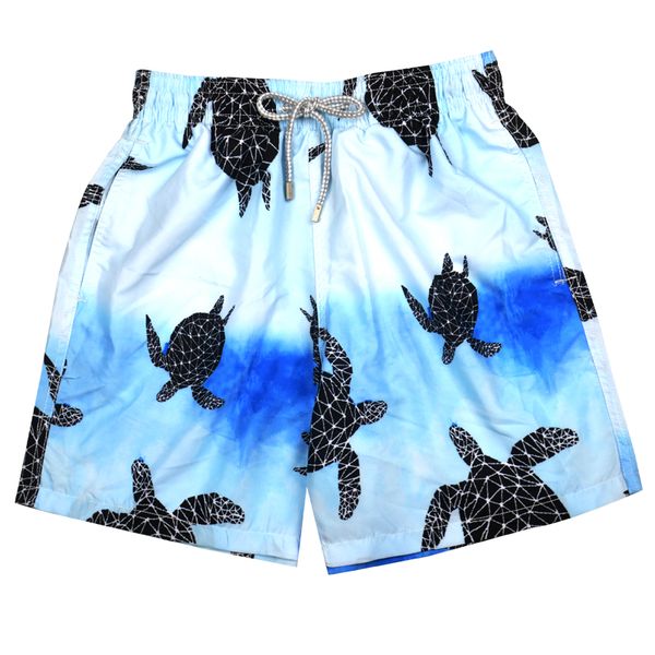 

new model print shorts brand designers beach shorts men boy underwear multicolor sea turtle printed vilebre men's surf swimming board s, White;black