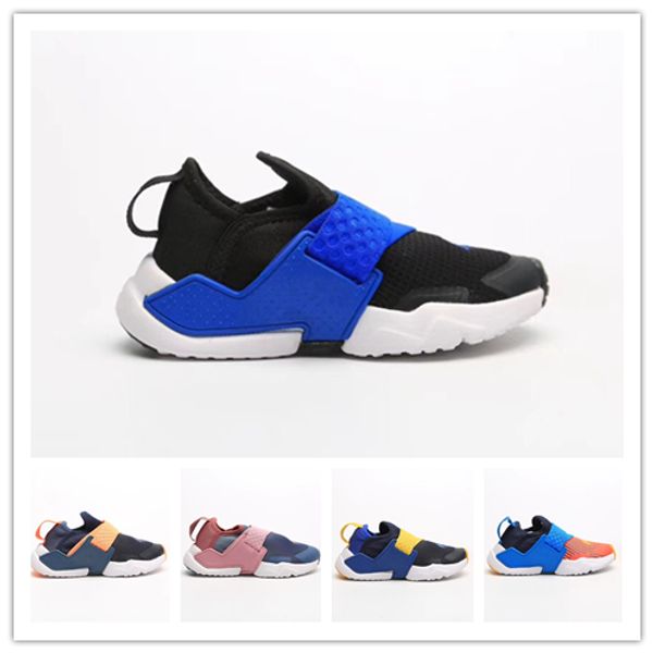 

2019 дети huarache 6 кроссовки тройной huraches ультра дети мальчик малыш тренеры hurache спорт открытый кроссовки size26-35, Black