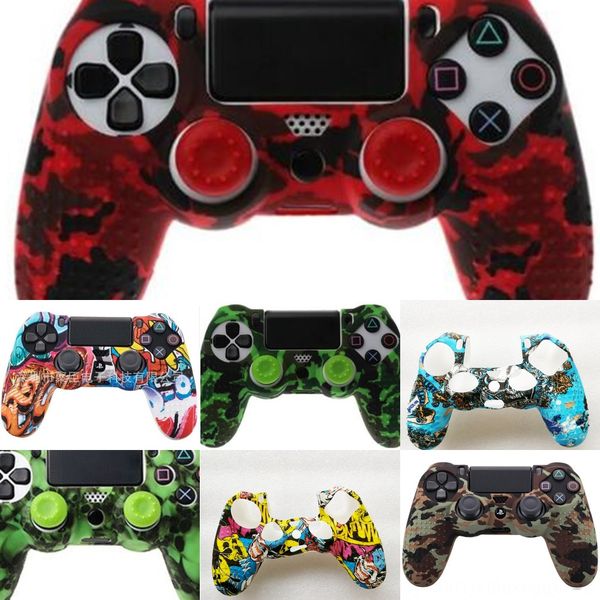 

svdil playstation slip силиконовый резиновый защитный кожный чехол для крышки anti 4 ps4 контроллер камуфляжный чехол skin grip sony 1021