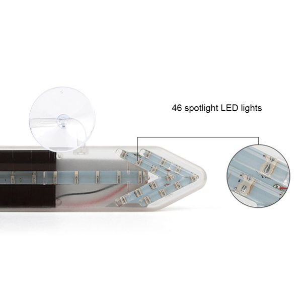 

solar car brake led flashing warning anti-tailing brake lights driving lights for car 2019