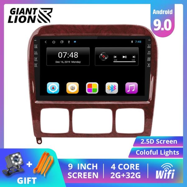 

9'' car multimedia player gps 2din android for 1998-2005 s class w220 s280 s320 s350 s400 s430 s500 s600 s55 amg car dvd