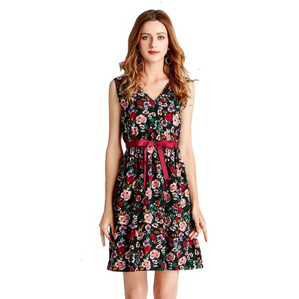 

women dresses women clothing summer dress women sweet floral fashion casual style deep v casual vintage female beach party dresses, Black;gray