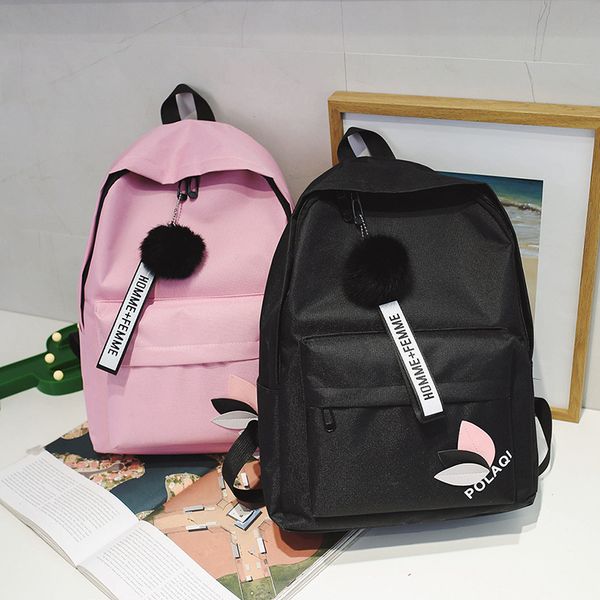 

fashion schoolbag for girls schoolbag backpack travel backpack lapbag canvas knapsack university bags for women female bag