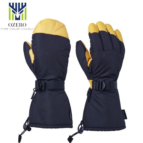 

ozero men's ski gloves snowboard gloves snowmobile motorcycle riding winter windproof waterproof snow 9008