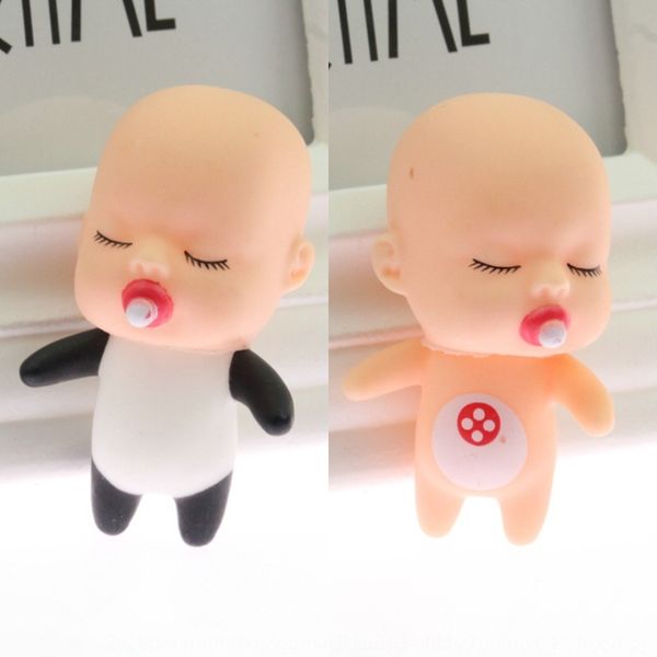 

fast-moving doll cute baby sleeping baby head sleeping hair ball barbie head accessories clothing accessories super fire, Slivery;white