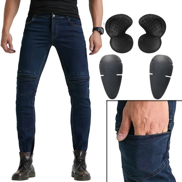 

moto pants leisure motorcycle jeans riding trousers off-road motocross riding pants design with protection wf-118-10