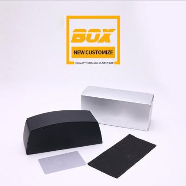 

высокое качество солнцезащитные очки коробка известный бренд pu жесткий кожаный роскошный ящик с картой и очки ткань