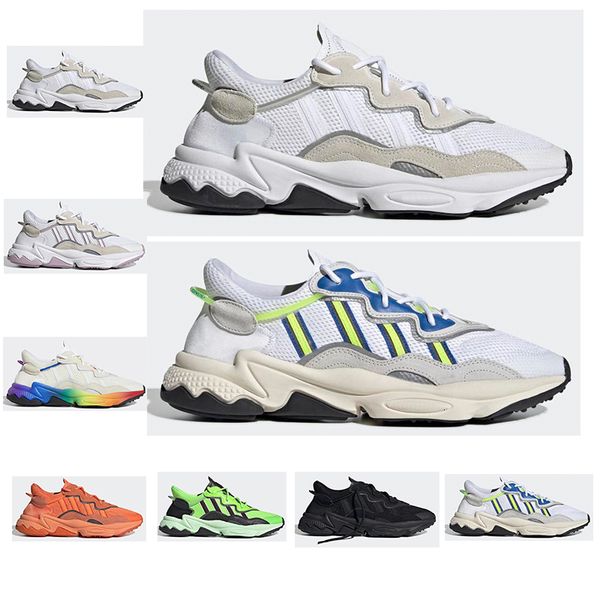 

2019 новый прибыл ozweego кроссовки для мужчины женщины мода 3 м светоотражающие тройной черный мужские спортивные кроссовки тренеры размер