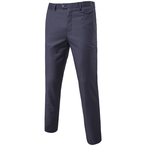 

suit pants men groom groomsmen wedding dress business official solid color plus size fashion classic pants / men's casual pants, White;black
