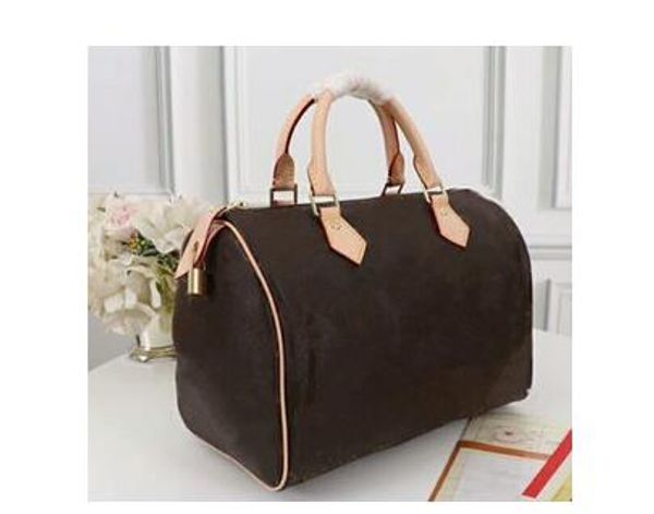 

2019 pillow bag genuine leather cowhide shoulder bag women handbag 25 30 35cm 3 sizes with date code lock key inside canvas lady bags