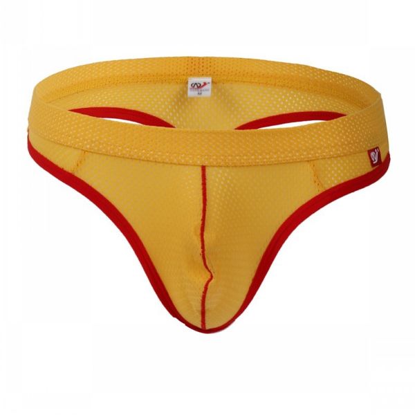 

#4003dk wholesale 5pcs men's underwear lingerie mesh holes breathable pouch thongs t-string g-string ing, Black;brown