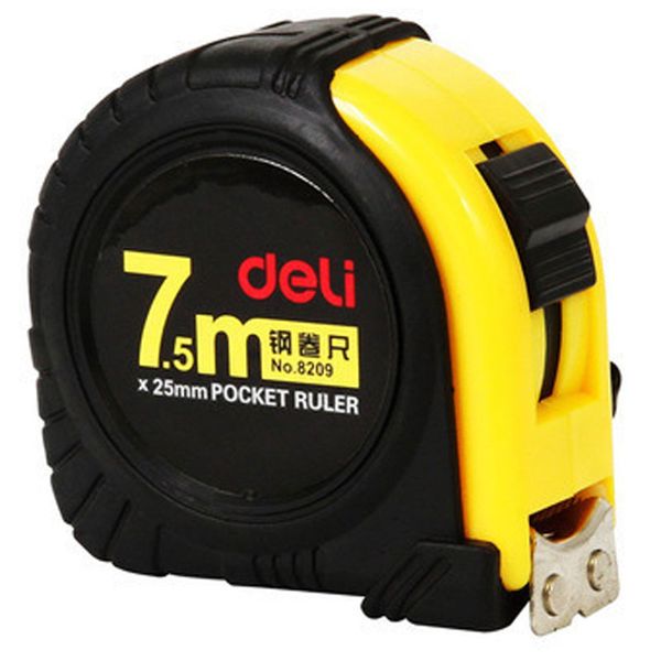 

new pocket 7.5m retractable non-slip tape measure ruler builders home diy woodworking tool keychains ing