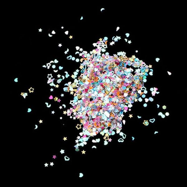 

wedding party accessories diy craft manicure colorful professional decoration desknail sticker, Black