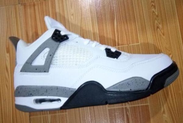 

белый цемент 4s оптовая 4s ds бред banned отличная цена мужчины женщины баскетбол обувь кроссовки с box бесплатная доставка