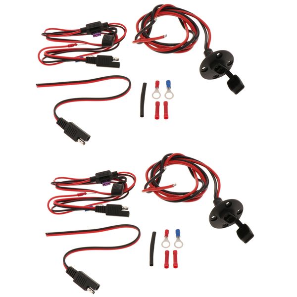 

2 insert the sae solar socket sidewall port kit for quick connect cable