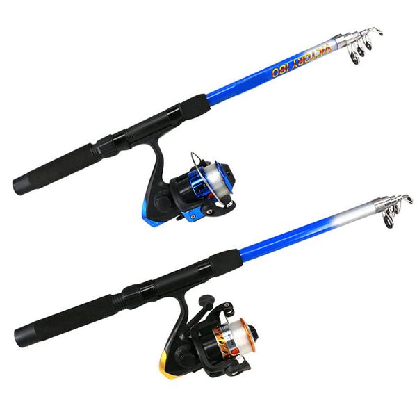 

fishing rod pole reel wheel hook kit portable tackle accessories telescopic for sea fk88