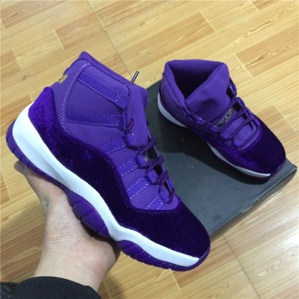 

new 11 velvet heiress purple basketball shoes men and women online 11s xi authentic sports shoes