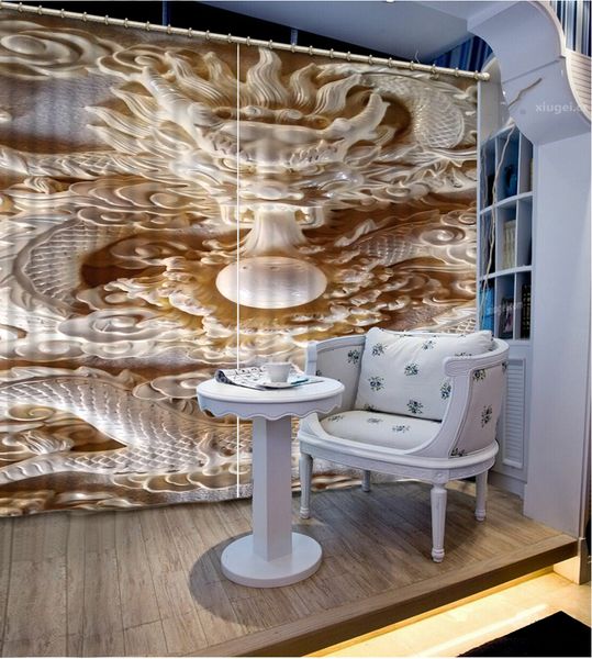 

ssangyong play beads luxury blackout 3d curtain living room bedroom drapes cortinas customized size