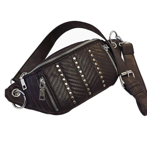 

ladies bag with belt ladies and bag quality with sachet for hip belt black