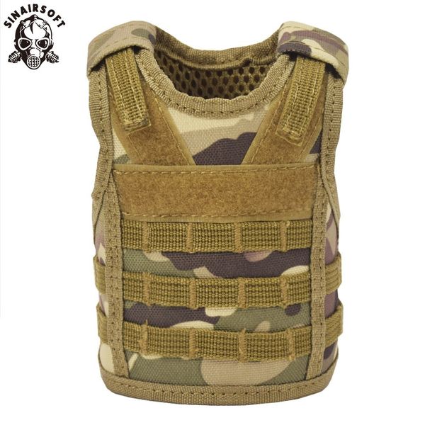 

tactical beer molle mini miniature hunting vests beverage cooler adjustable shoulder straps army sports dry bag