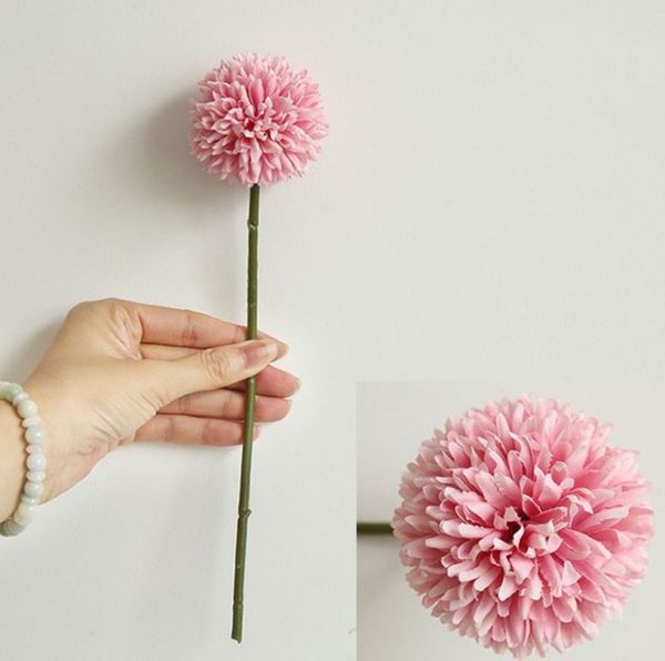 

2020 spot romantic nordic style home decor flower wedding simulation flower dandelion hyacinth plastic flower pgraphy set fake flowers
