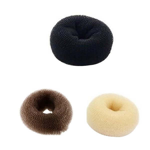 

2019 new 10pcs women girls donut hair bun maker hair bun shaper doughnuts ring styler ring style former
