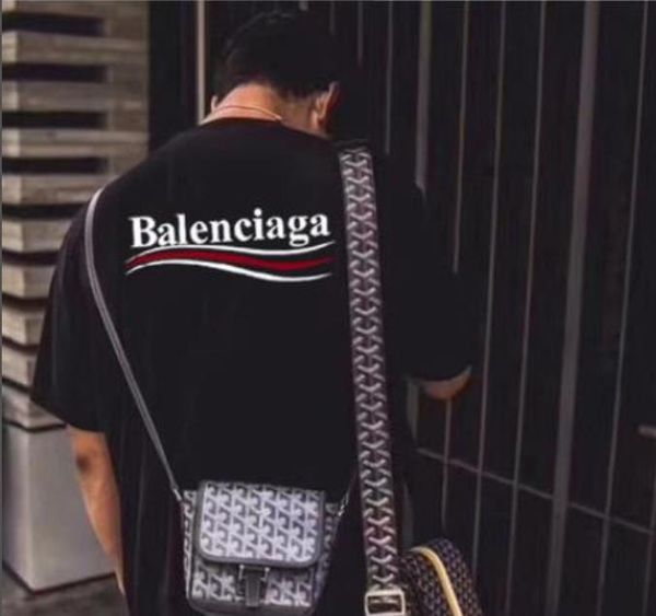 

2019 new whole ale cotton original brand eller men de igner t hirt ummer rainbow letter printing t hirt men women luxury hirt