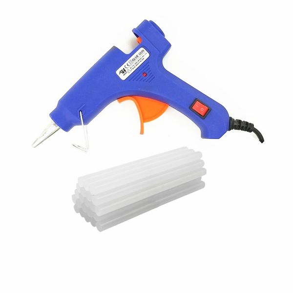 

onnfang 20w eu plug melt glue gun with 7mm glue stick industrial mini guns thermo electric heat temperature tool