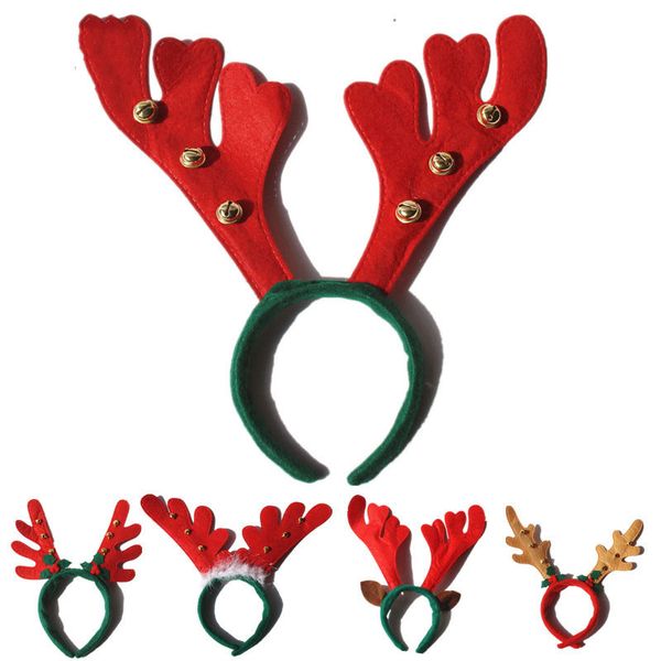 

1pcs christmas headband for kids christmas deer ears party deals santa xmas hair band clasp headwear