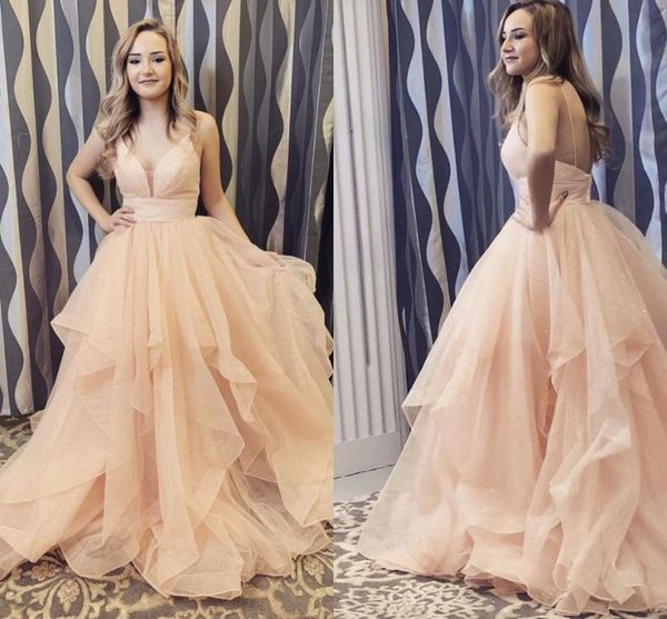 

yiminpwp каскадные оборки платья выпускного вечера спагетти спинки развертки поезд блестками формальные вечерние платья для сладких 16 обыча, White;black