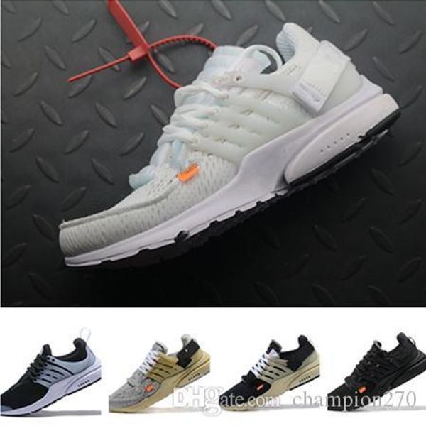 

wholesale new 2019 presto br qs breathe all black white mens sneakers women men sports shoe,walking designer running shoes 36-45